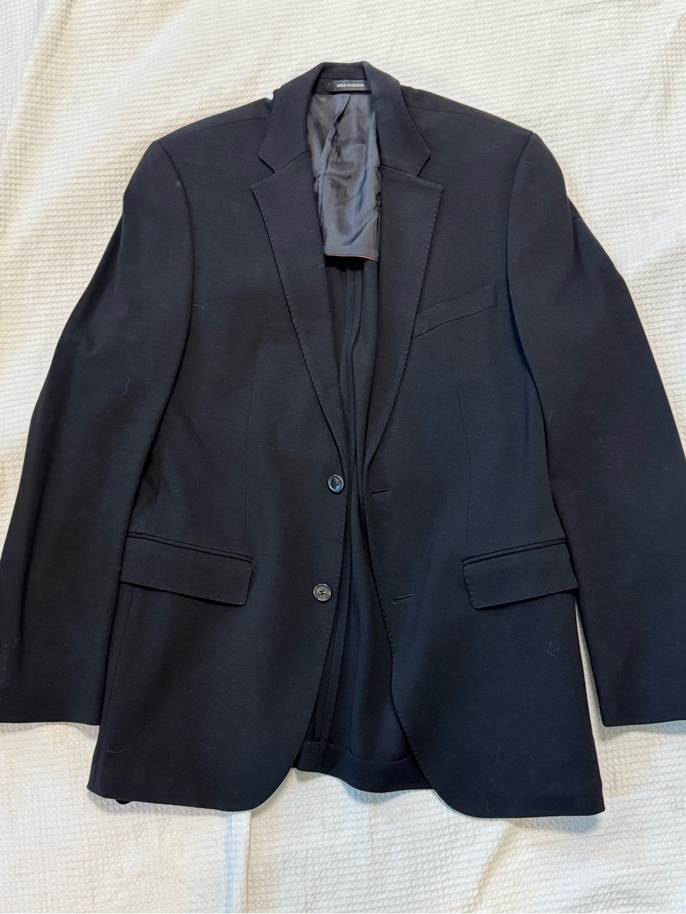 Hugo Boss Men's Black Two-Button Blazer